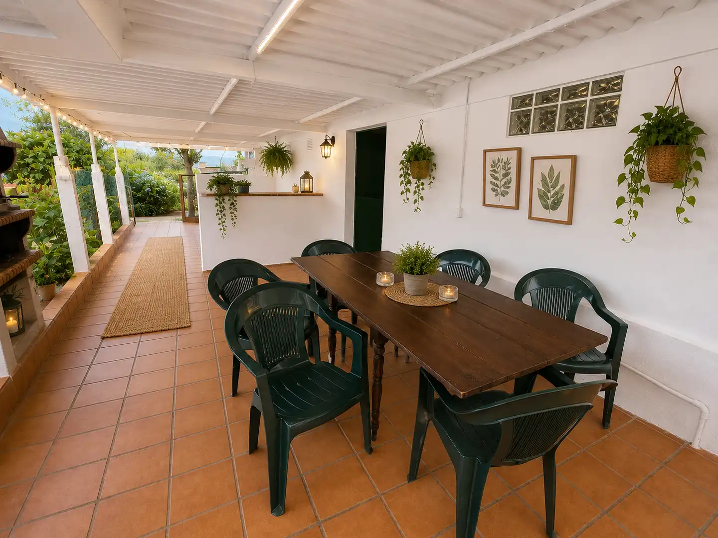 Terrassa de Casa adosada en venda en Boiro amb Calefacció, Jardí privat i Terrassa