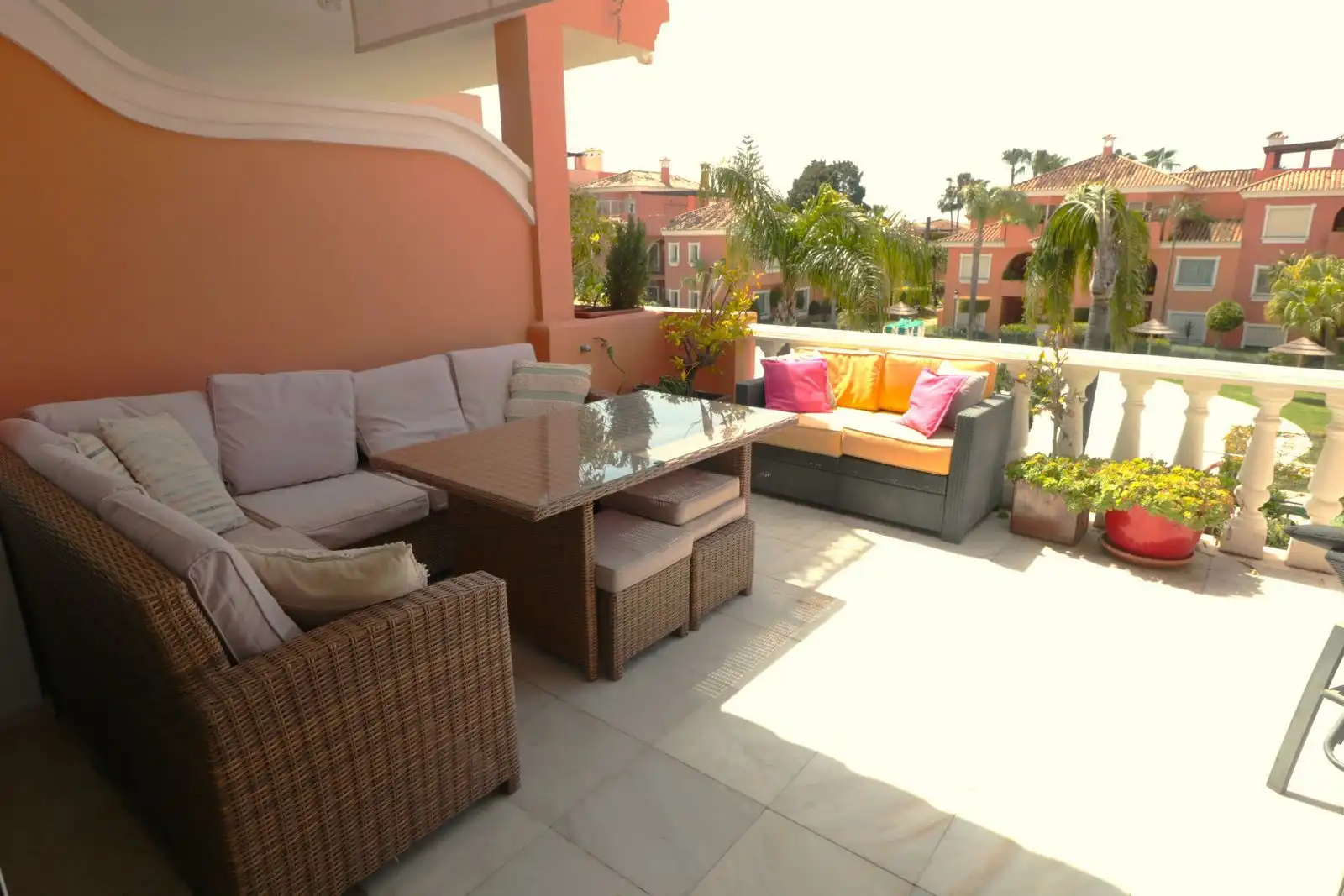 Terraza de Piso en venta en Estepona con Aire acondicionado, Terraza y Amueblado
