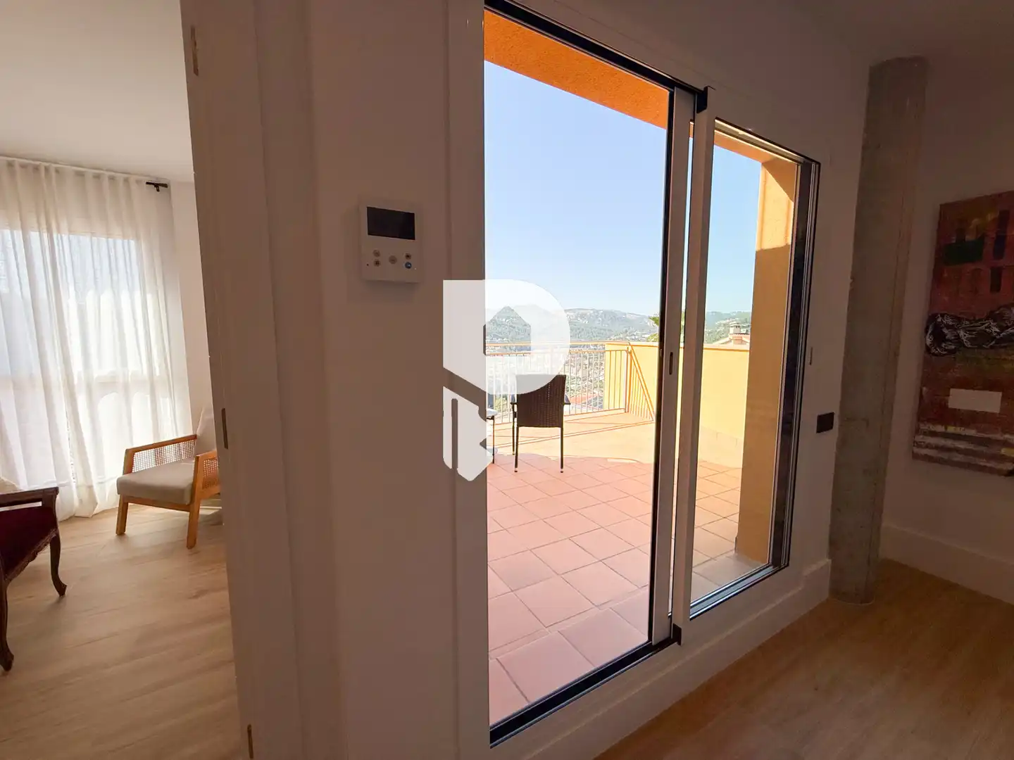 Terraza de Casa o chalet de alquiler en Vallirana con Aire acondicionado, Calefacción y Jardín privado