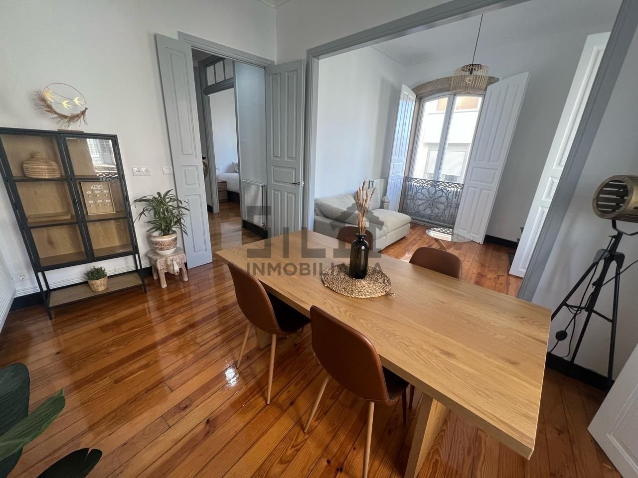 Dining room of Flat for rent in Ourense Capital   with Heating, Storage room and Furnished