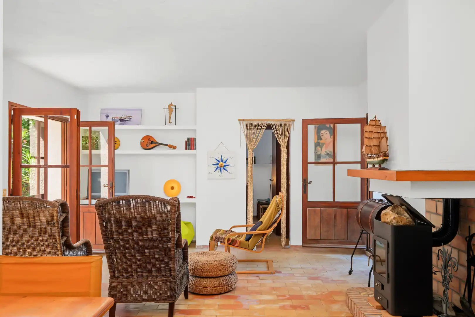 Sala de estar de Casa o chalet en venta en L'Escala con Jardín privado, Terraza y Trastero