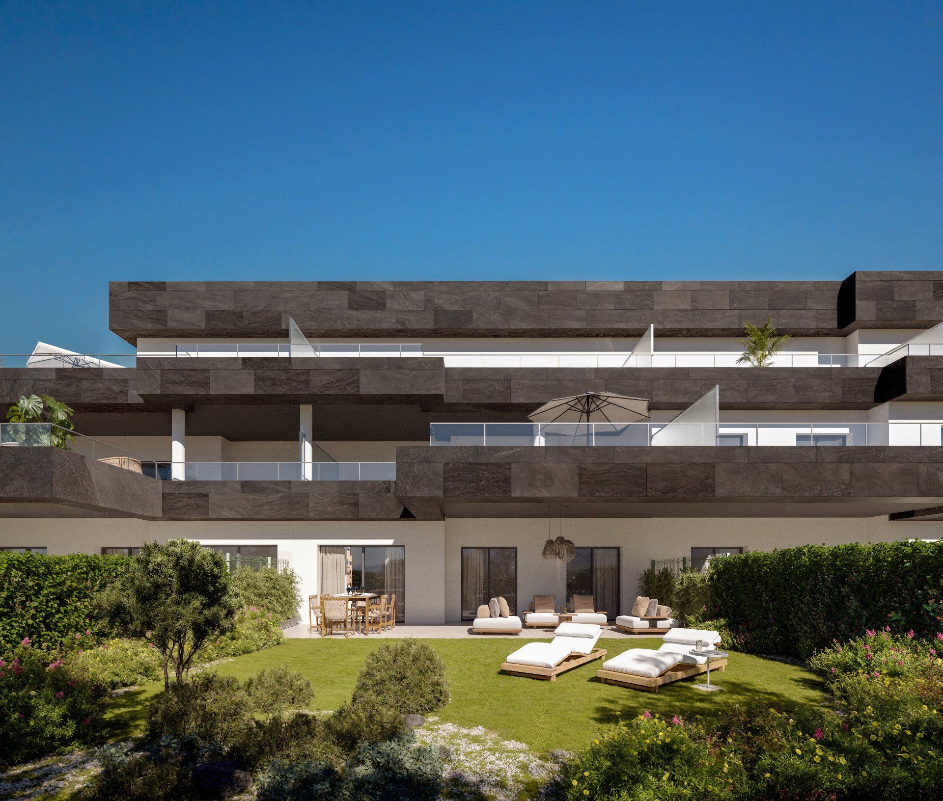 Exterior view of Apartment for sale in Casares  with Air Conditioner, Heating and Terrace