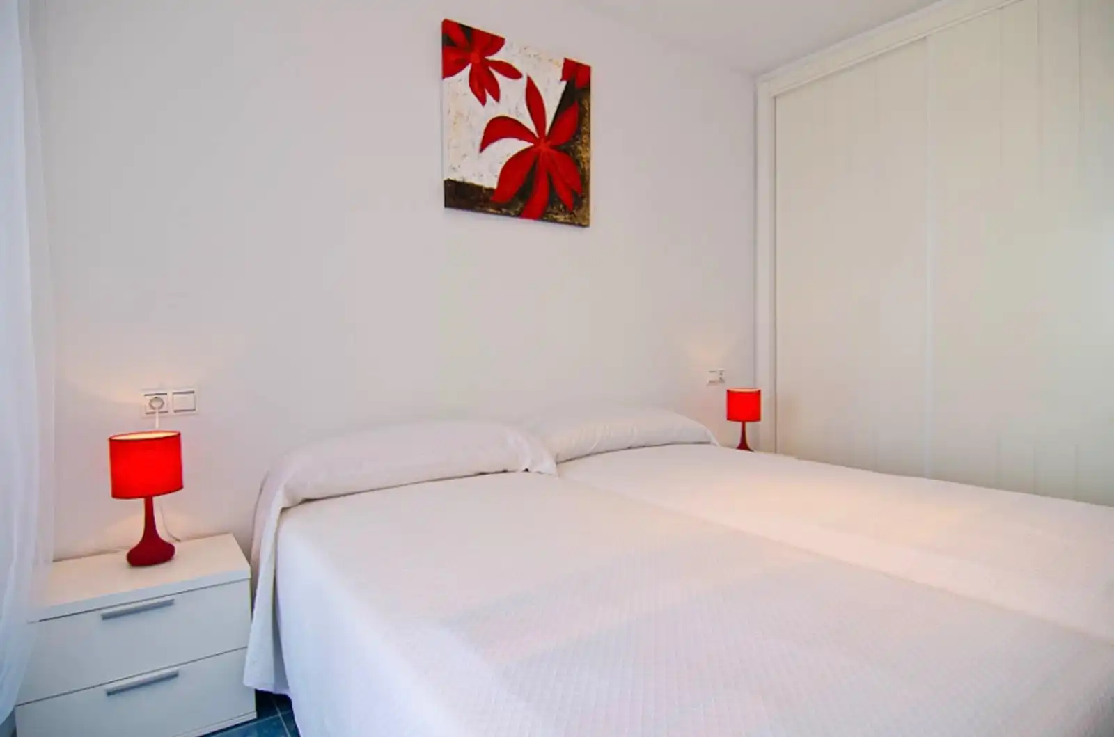 Bedroom of Attic for sale in Calpe / Calp  with Air Conditioner, Terrace and Furnished