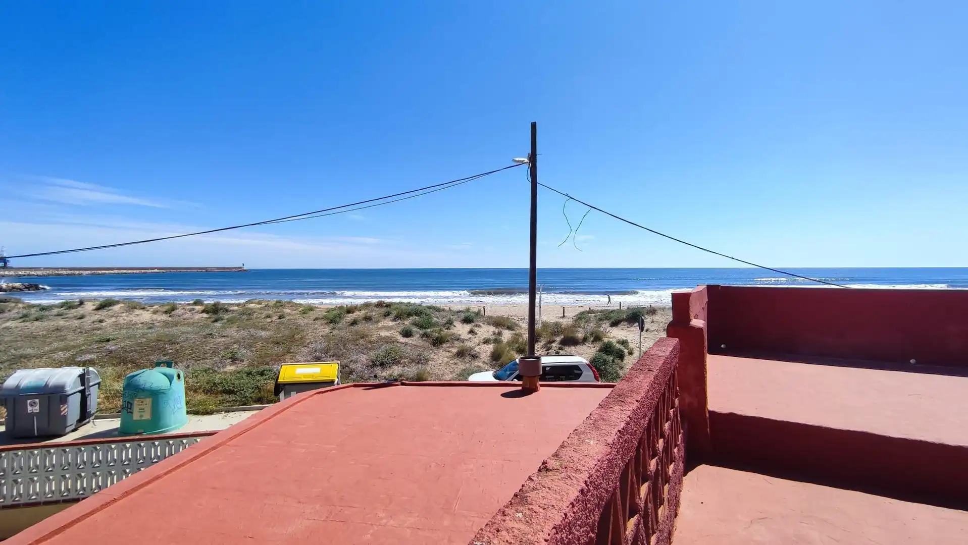 Vista exterior de Casa adosada en venta en Gandia con Aire acondicionado, Jardín privado y Terraza