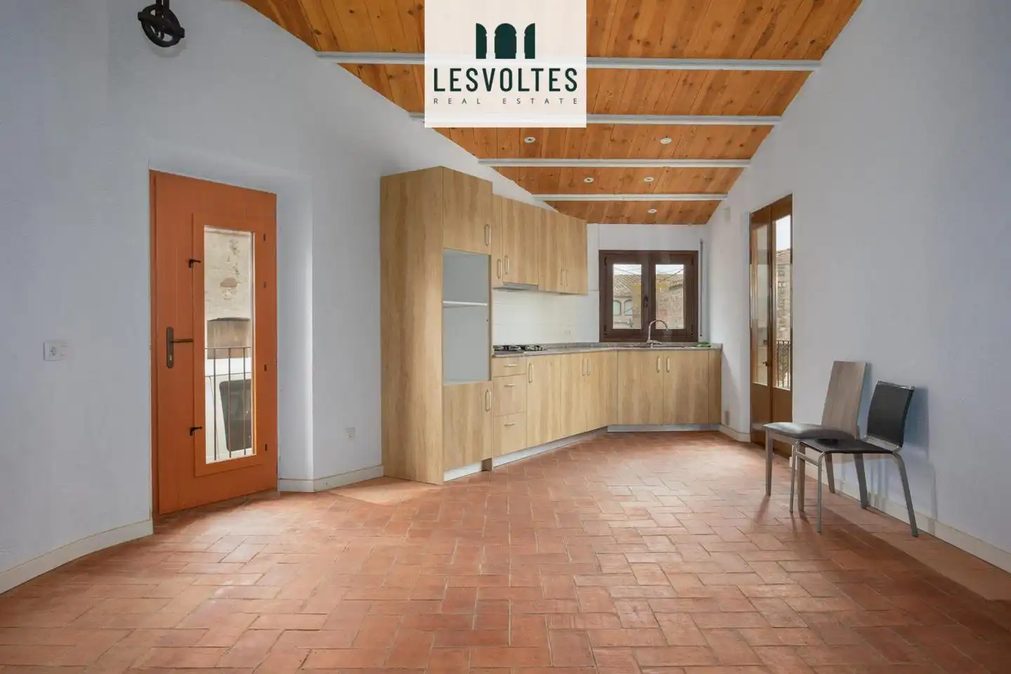 Cuina de Casa o xalet en venda en Corçà amb Calefacció, Jardí privat i Parquet
