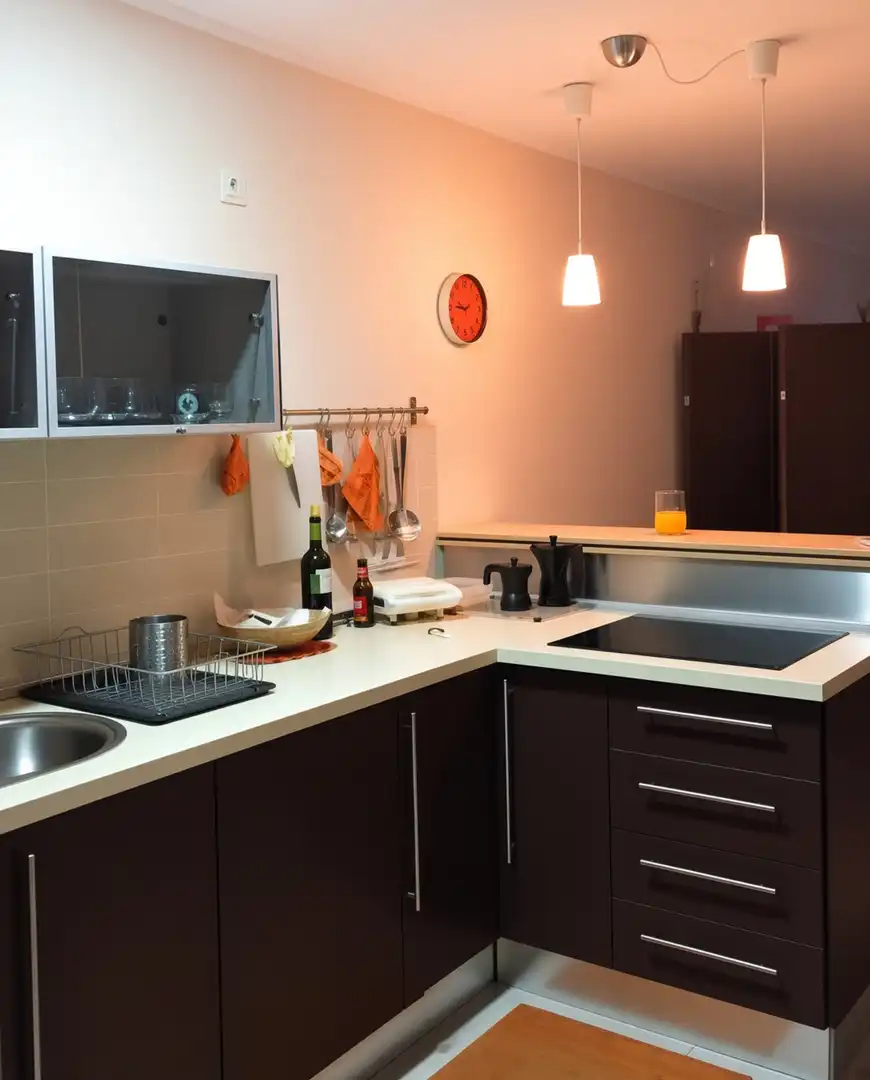 Küche von Wohnung zum Verkauf in Estepona mit Klimaanlage, Terrasse und Möbliert