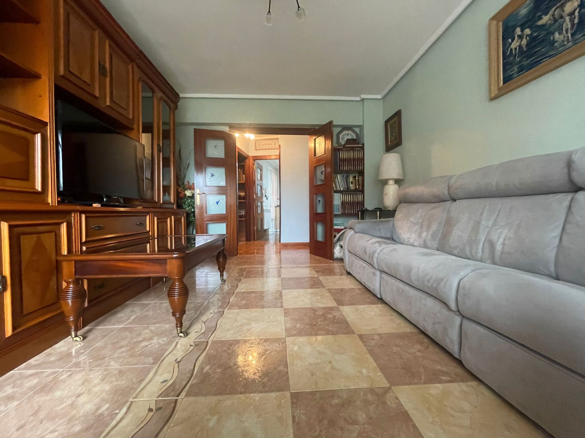 Sala d'estar de Pis en venda en Elorrio amb Calefacció, Moblat i Forn