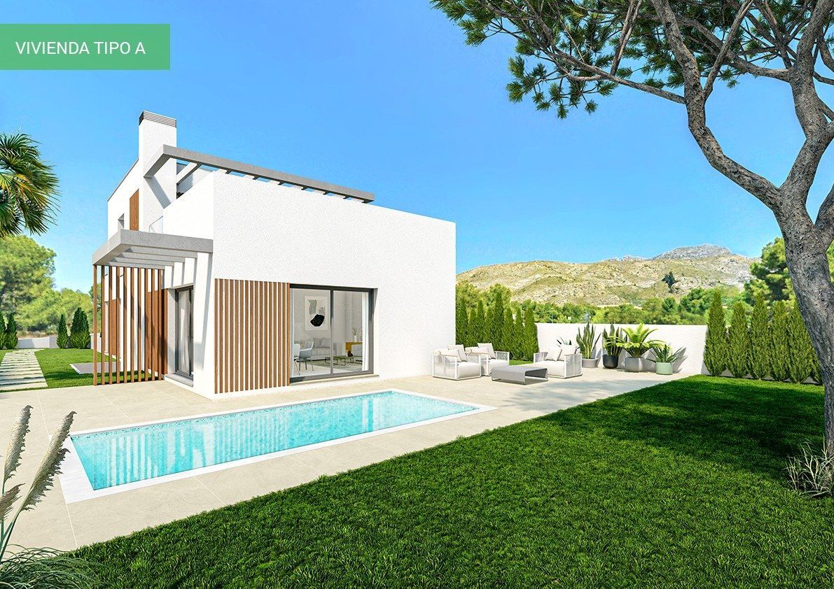 Jardí de Casa o xalet en venda en Finestrat amb Aire condicionat, Jardí privat i Terrassa