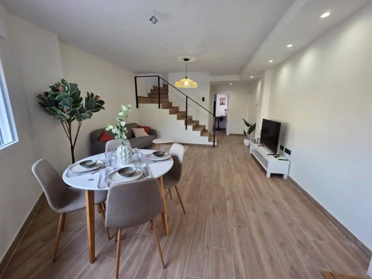 Sala de estar de Casa adosada en venta en Pozo Cañada con Calefacción y Piscina comunitaria