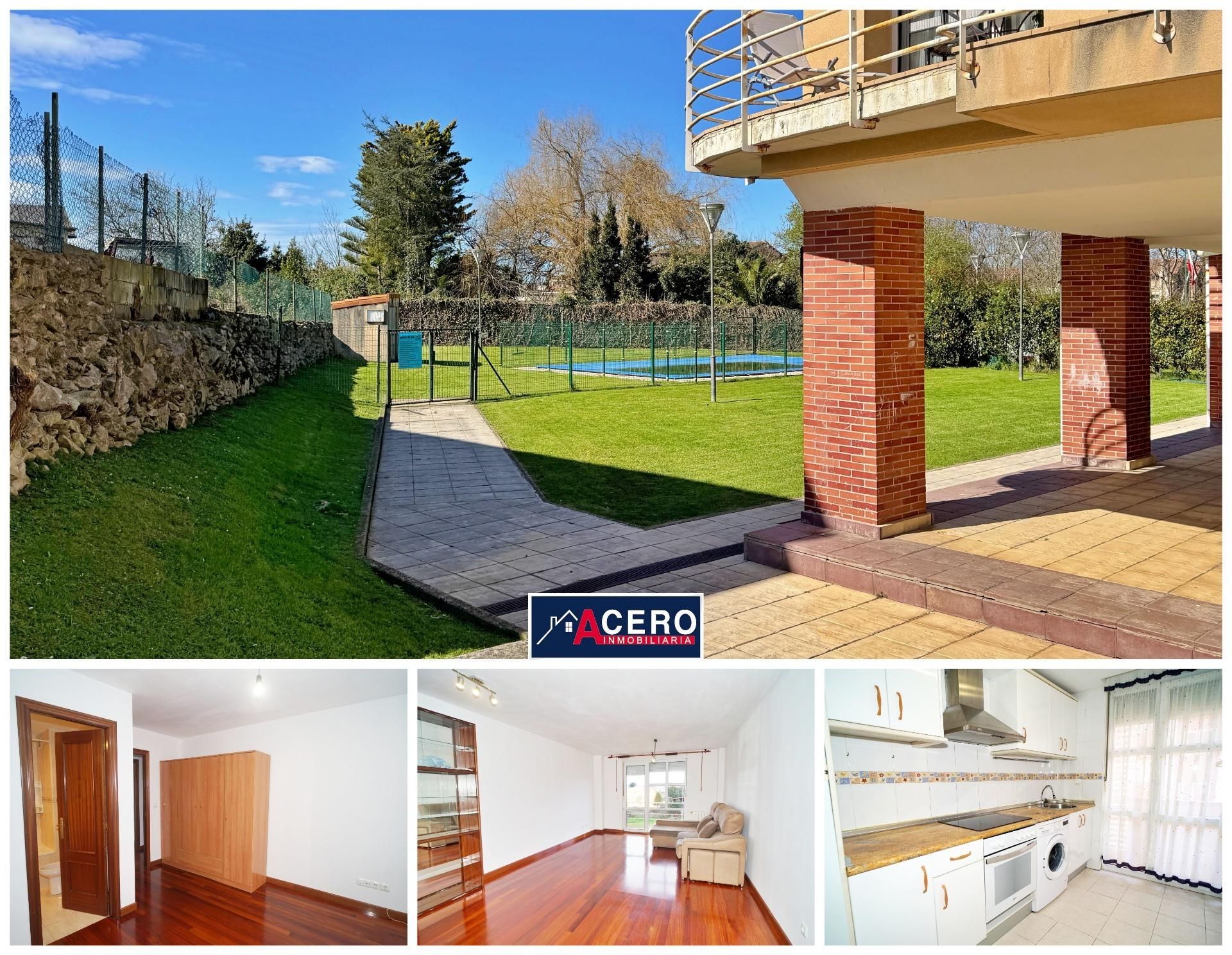 Vista exterior de Piso de alquiler en Santa Cruz de Bezana con Calefacción, Jardín privado y Parquet