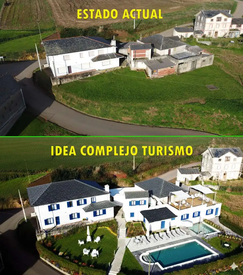 Außenansicht von Haus oder Chalet zum Verkauf in Navia mit Heizung