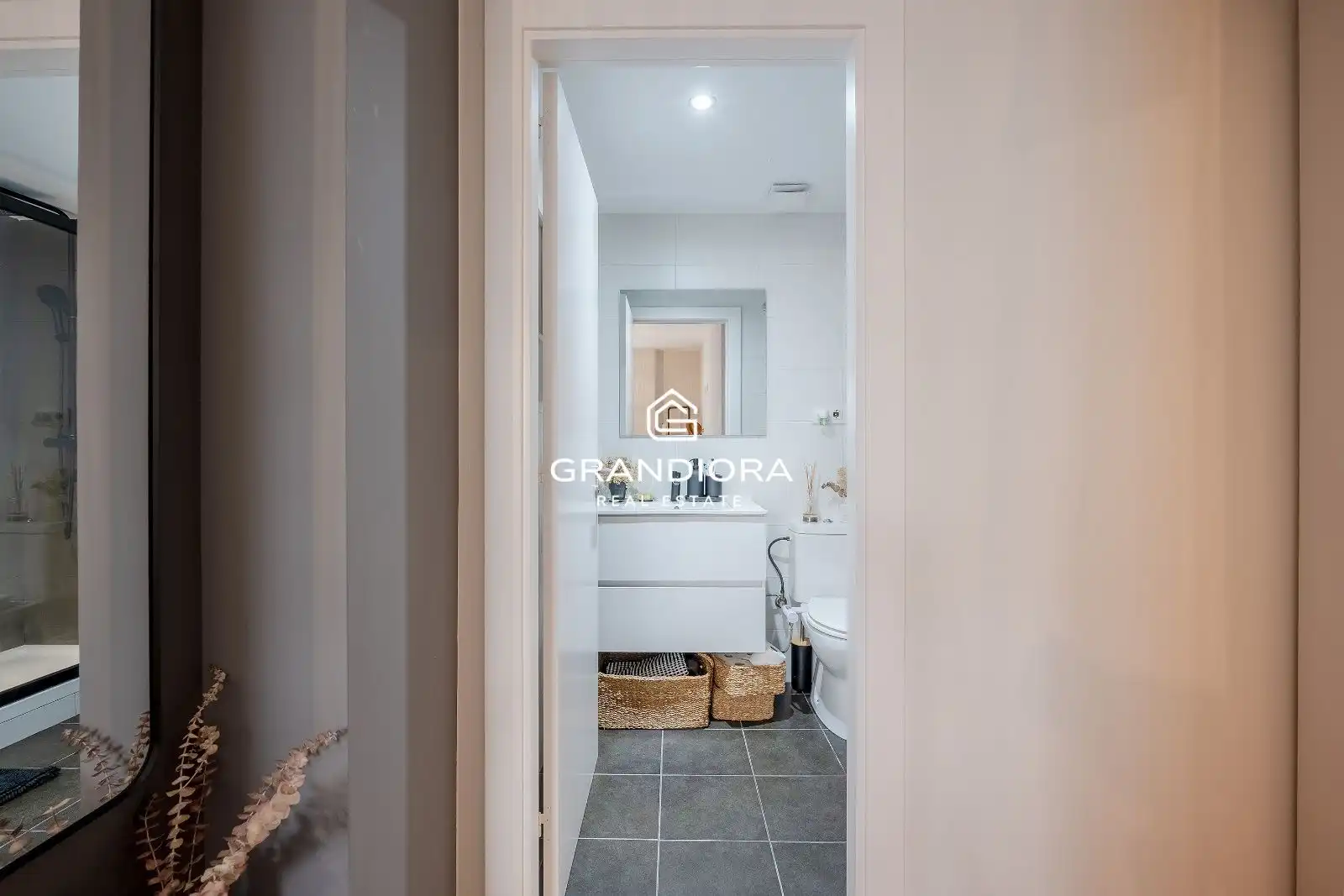 Badezimmer von Wohnung zur Miete in Sant Andreu de Llavaneres mit Klimaanlage, Terrasse und Schwimmbad