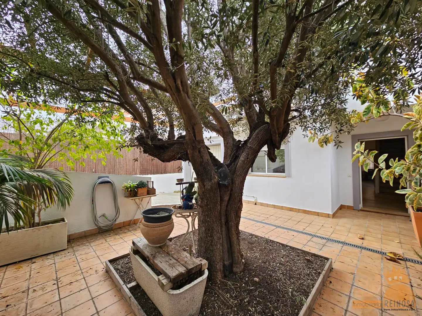 Garten von Einfamilien-Reihenhaus zum Verkauf in Molina de Segura mit Klimaanlage, Heizung und Privatgarten