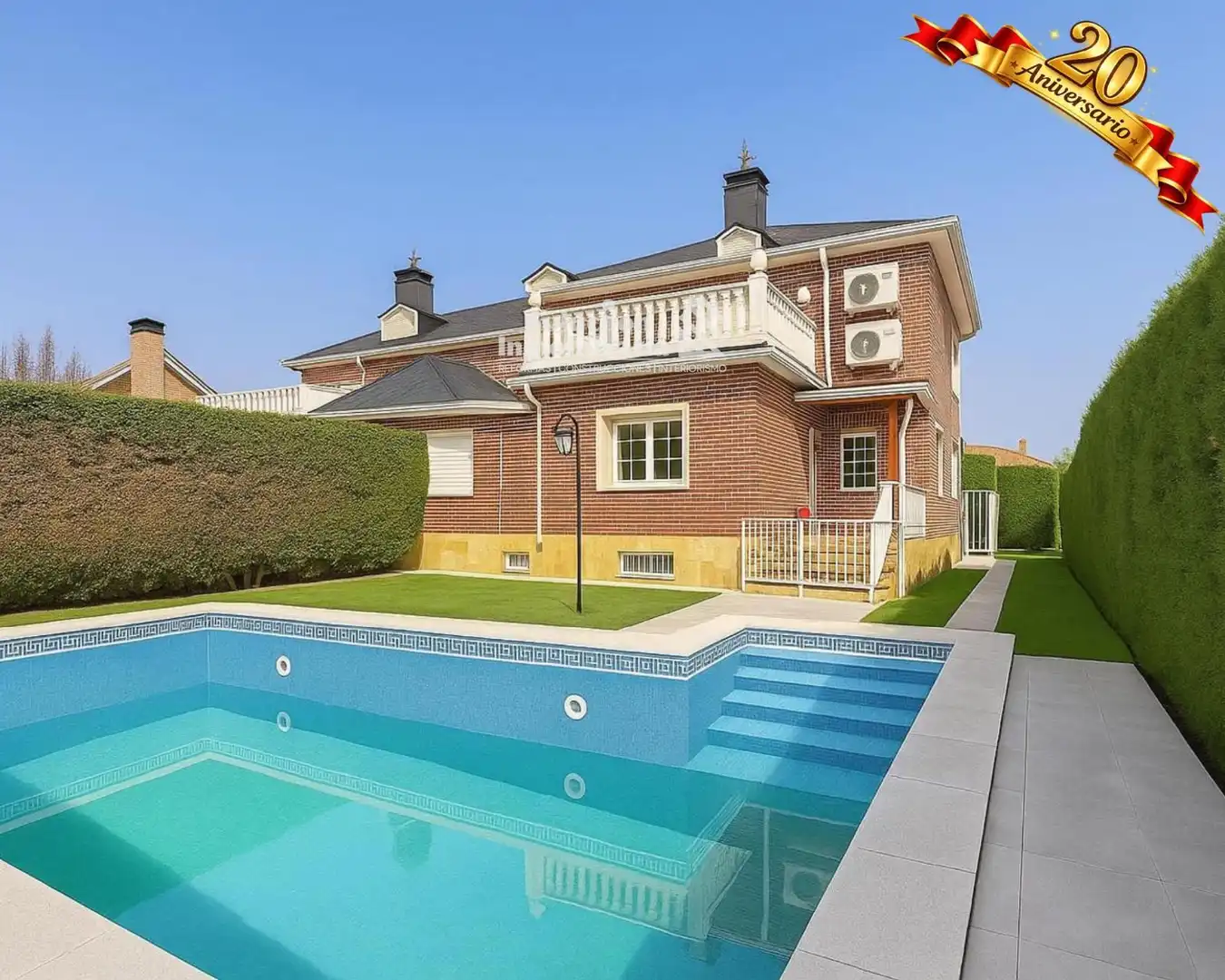 Piscina de Casa adosada en venta en Carbajosa de la Sagrada con Aire acondicionado, Calefacción y Terraza