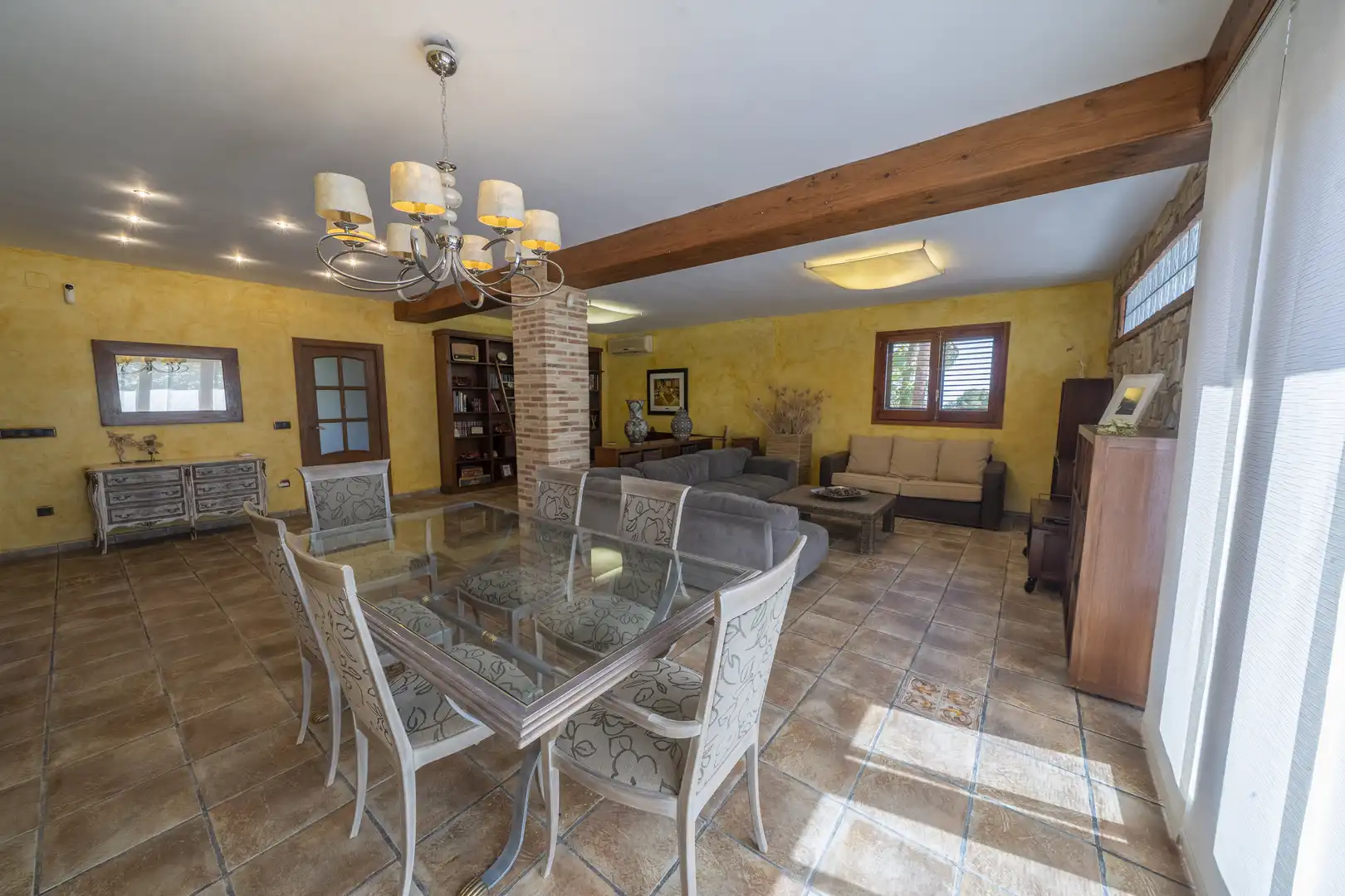 Comedor de Finca rústica en venta en Náquera con Aire acondicionado, Calefacción y Terraza
