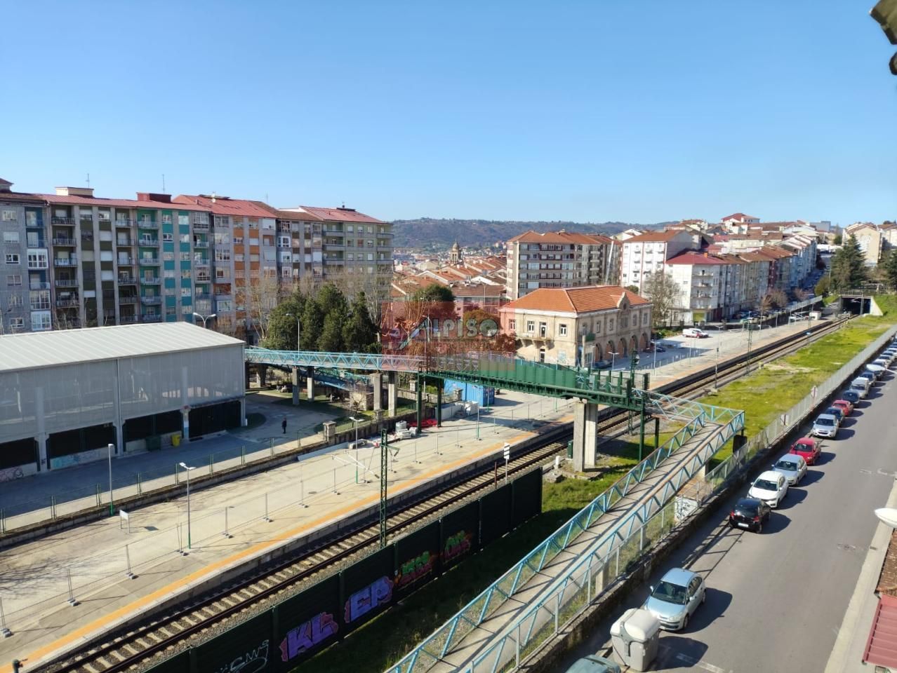 Exterior view of Flat for sale in Ourense Capital   with Heating, Parquet flooring and Storage room