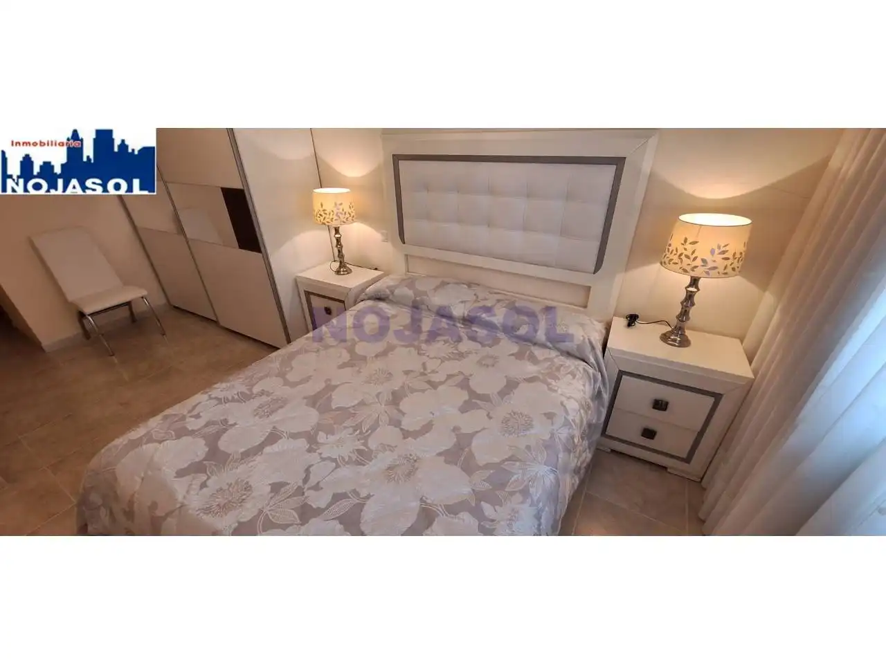 Bedroom of Flat for rent in Noja  with Heating, Terrace and Furnished