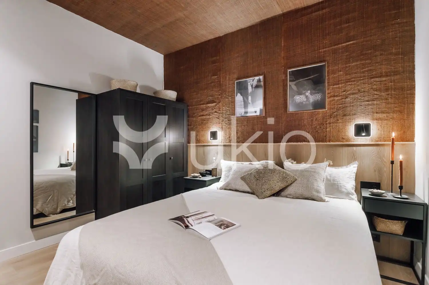 Habitación de Apartamento de alquiler en Barcelona con Aire acondicionado, Calefacción y Amueblado