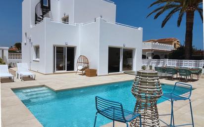 Swimming pool of House or chalet for sale in Els Poblets  with Air Conditioner, Heating and Terrace