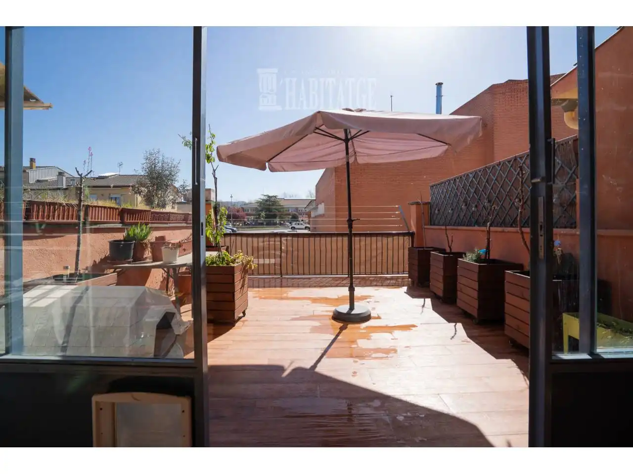 Terraza de Casa o chalet en venta en Santa Eugènia de Berga con Aire acondicionado, Calefacción y Parquet