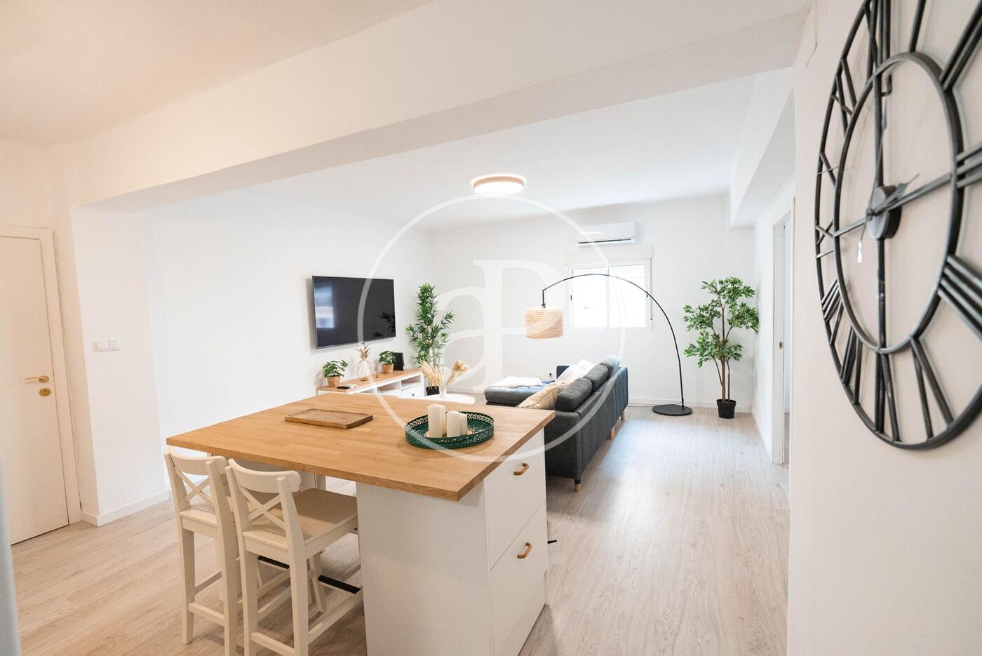 Sala d'estar de Pis en venda en  Valencia Capital amb Aire condicionat, Calefacció i Terrassa