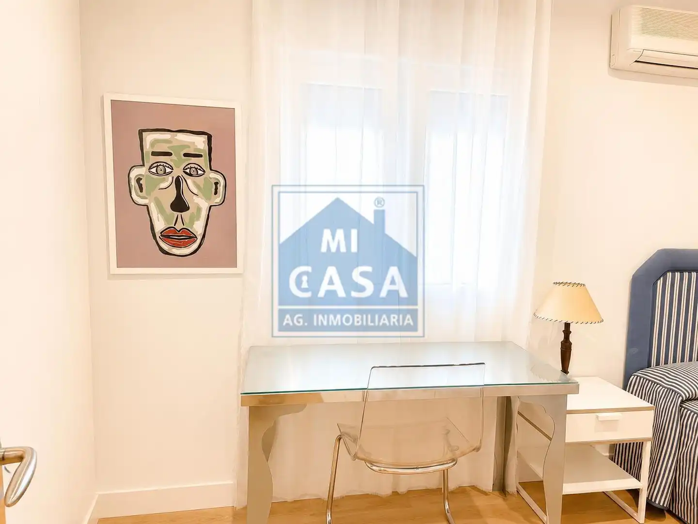 Schlafzimmer von Wohnungen zur Miete in Mérida mit Klimaanlage und Terrasse