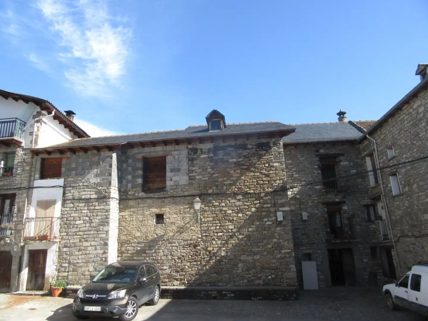 Vista exterior de Casa o chalet en venta en Aragüés del Puerto con Jardín privado, Terraza y Trastero