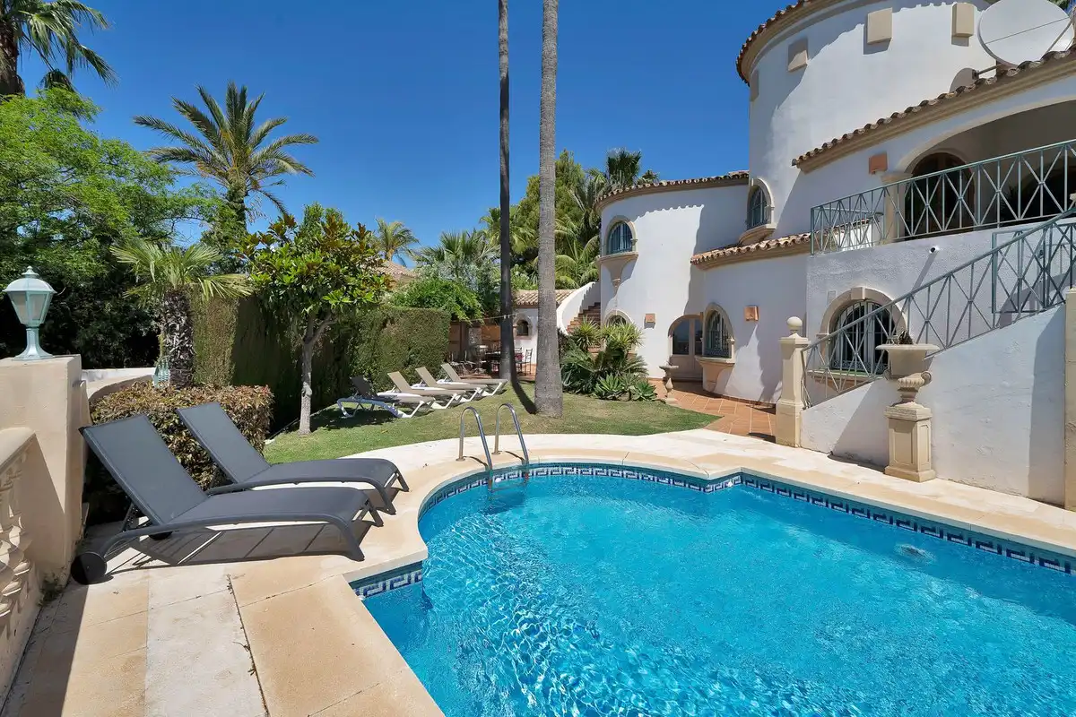 Jardín de Casa o chalet en venta en Marbella con Aire acondicionado, Calefacción y Jardín privado