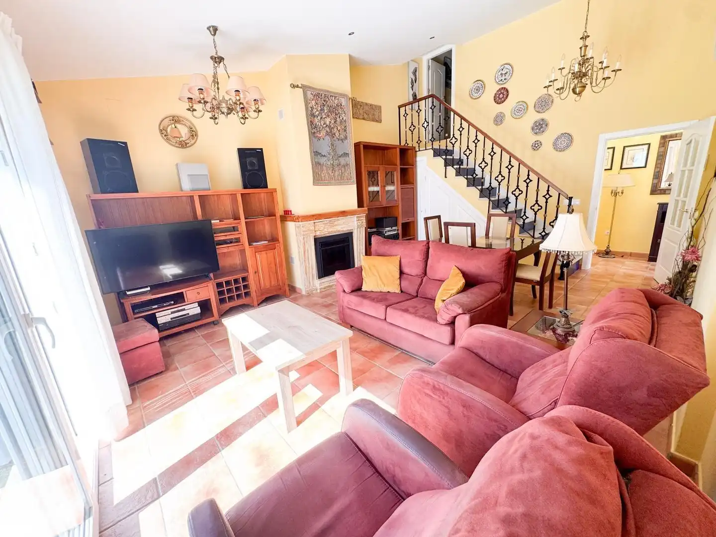 Sala d'estar de Casa adosada en venda en Punta Umbría, Huelva