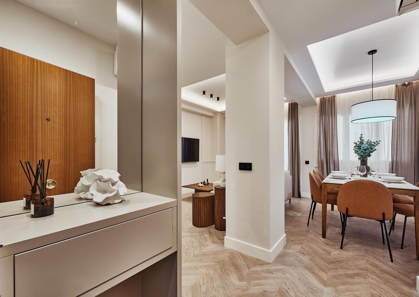 Sala de estar de Piso en venta en  Madrid Capital con Aire acondicionado, Calefacción y Terraza