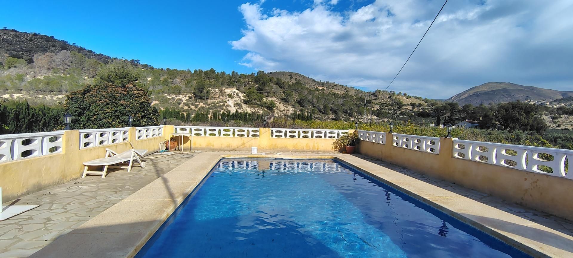 Piscina de Finca rústica en venta en Villajoyosa / La Vila Joiosa con Piscina