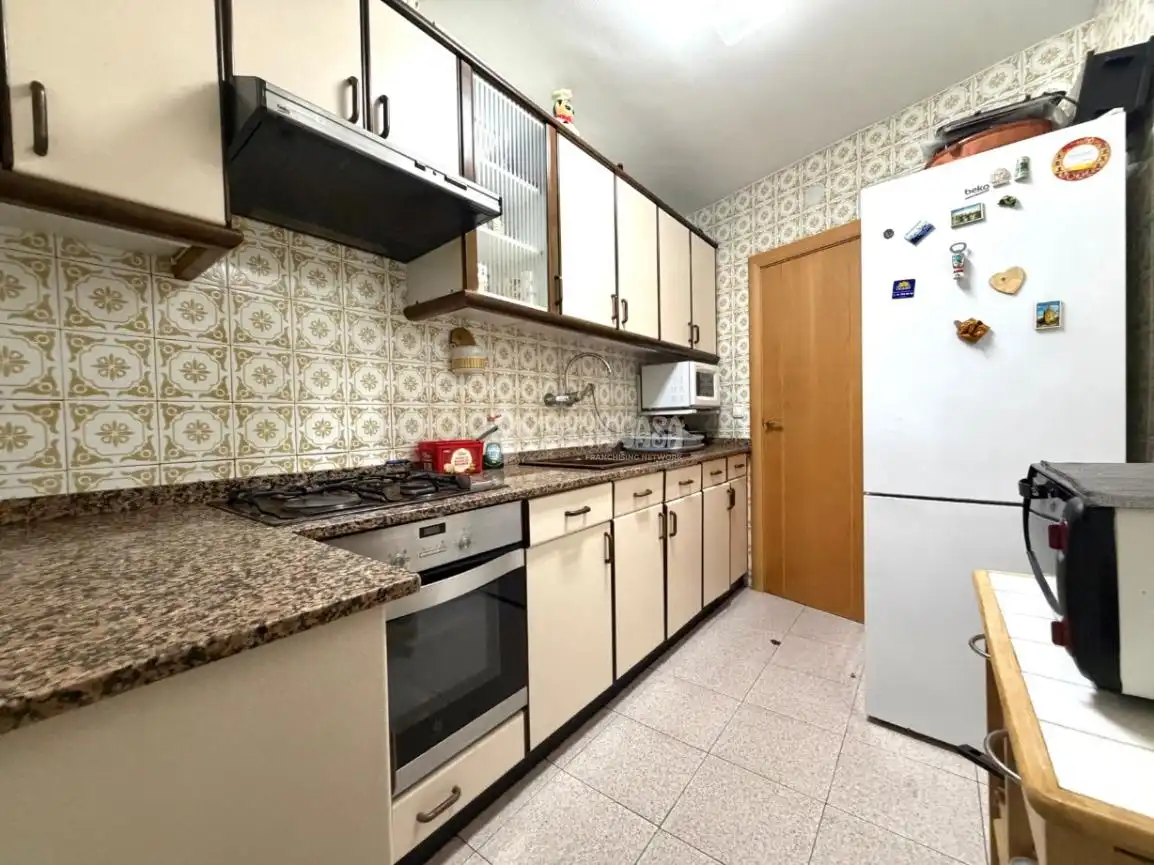 Kitchen of Flat for sale in Badalona  with Air Conditioner and Balcony