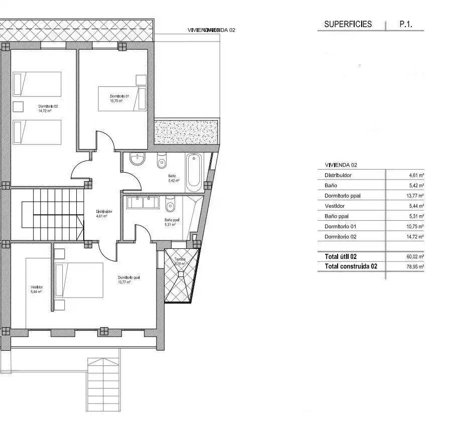 Semi-detached house for sale in Calle del Río Beiro, imagen 58