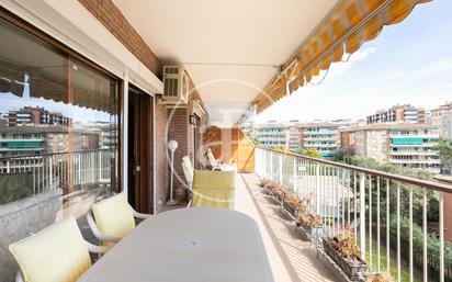 Terrace of Flat for sale in  Barcelona Capital  with Air Conditioner, Heating and Private garden