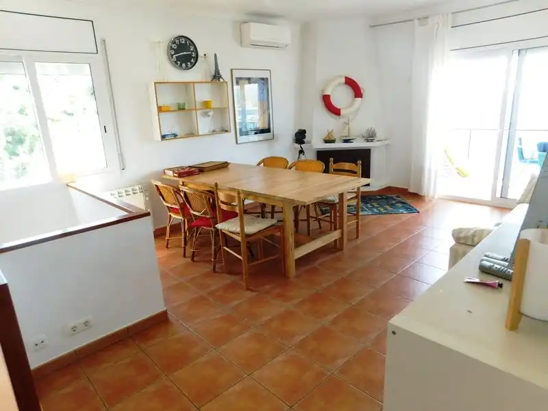 Esszimmer von Haus oder Chalet zum Verkauf in Roses mit Klimaanlage, Privatgarten und Terrasse
