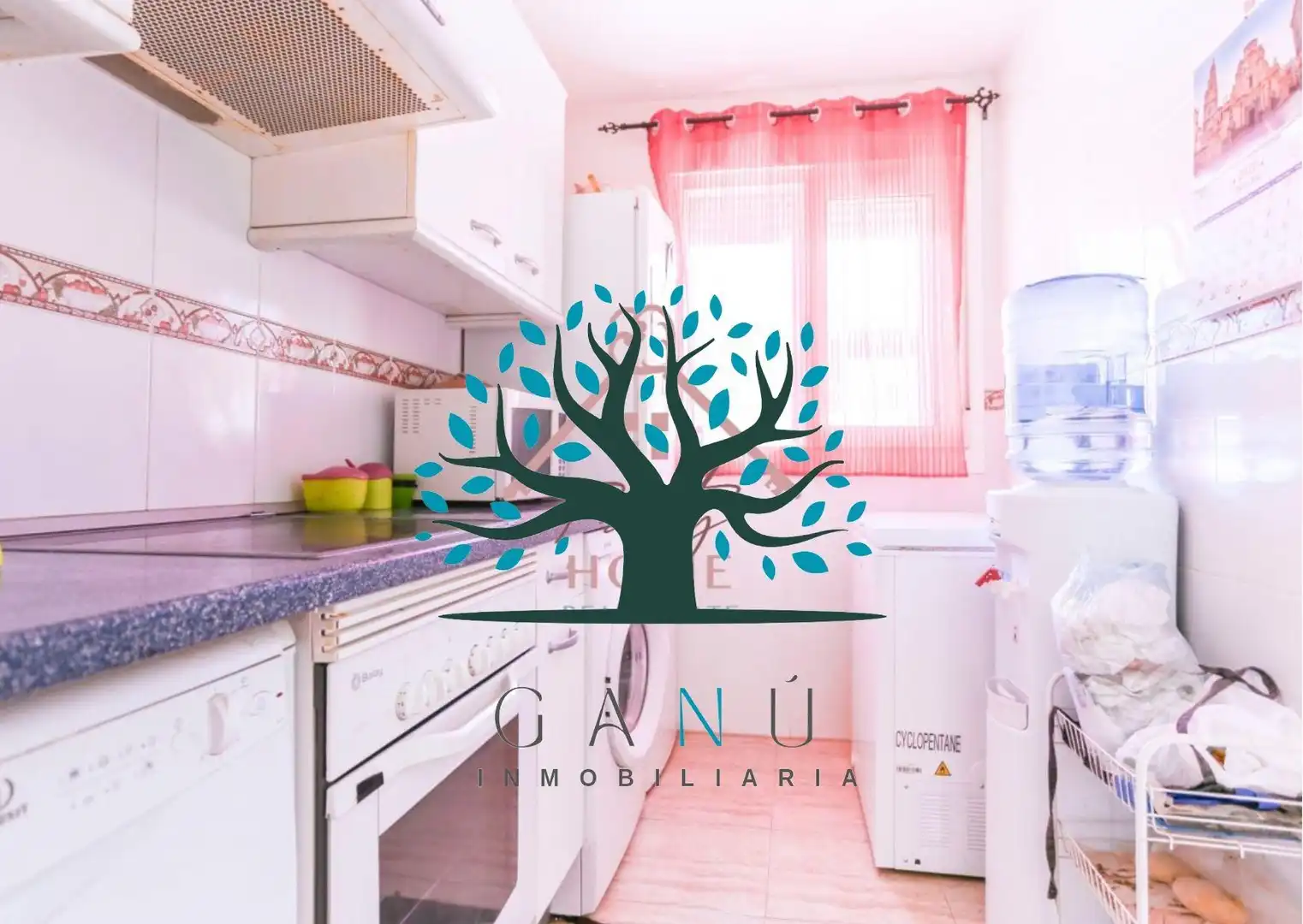 Cuina de Apartament en venda en Mazarrón amb Jardí privat, Terrassa i Traster