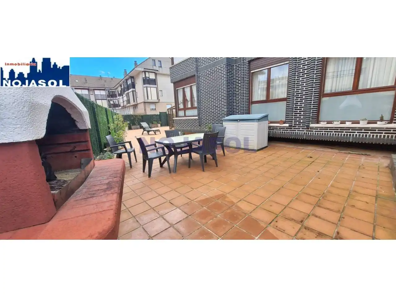 Terrassa de Apartament de lloguer en Noja amb Calefacció, Jardí privat i Terrassa
