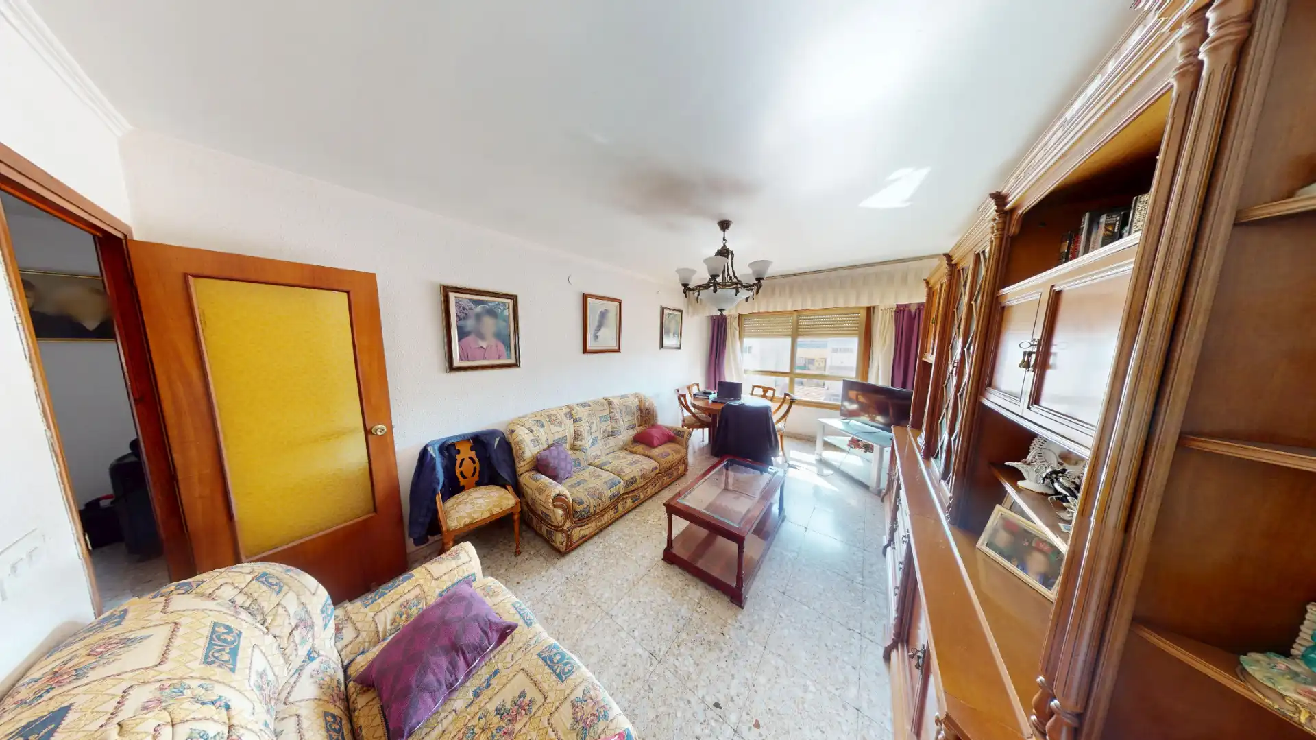 Wohnzimmer von Wohnung zum Verkauf in Alicante / Alacant mit Möbliert und Balkon