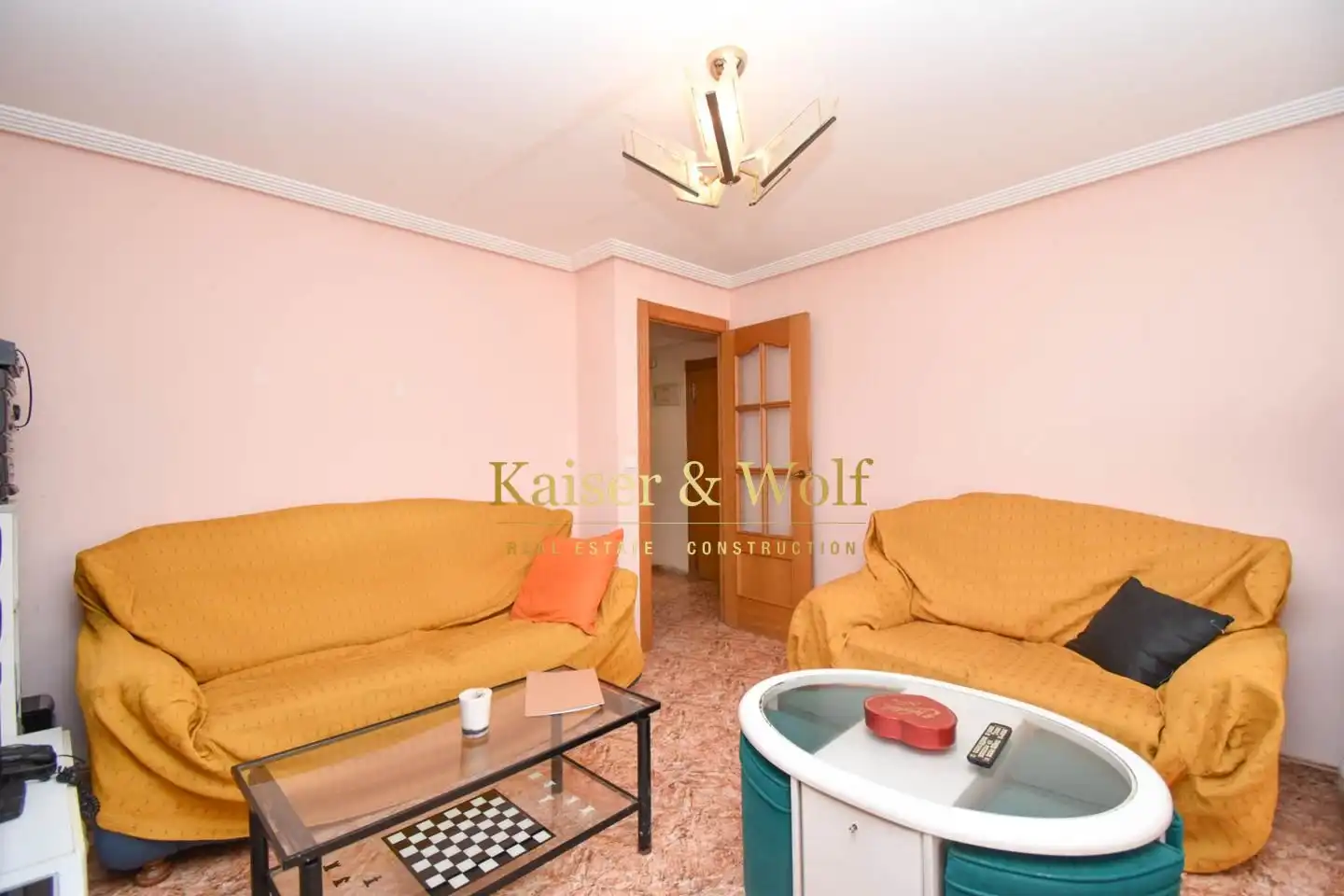 Sala de estar de Piso en venta en Santa Pola con Aire acondicionado, Terraza y Amueblado