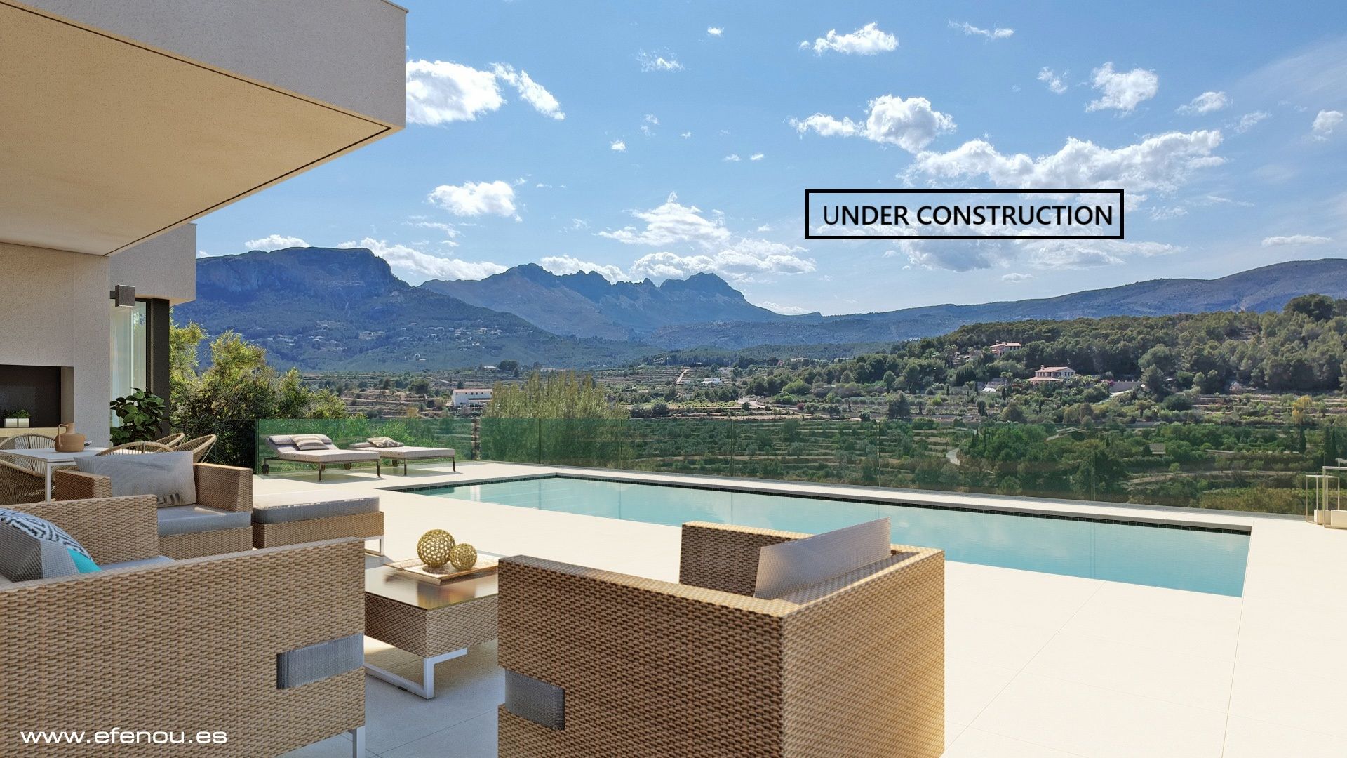 Terrassa de Finca rústica en venda en Calpe / Calp amb Piscina