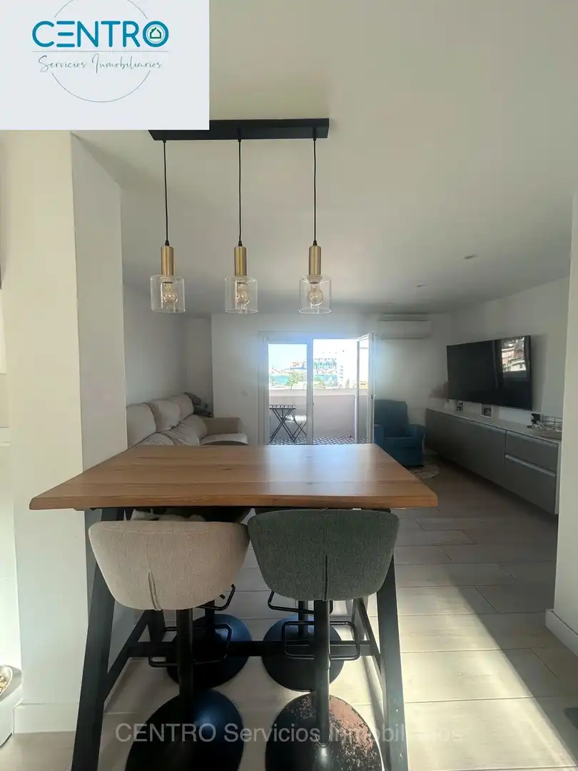Living room of Flat for sale in Algeciras  with Air Conditioner, Storage room and Furnished