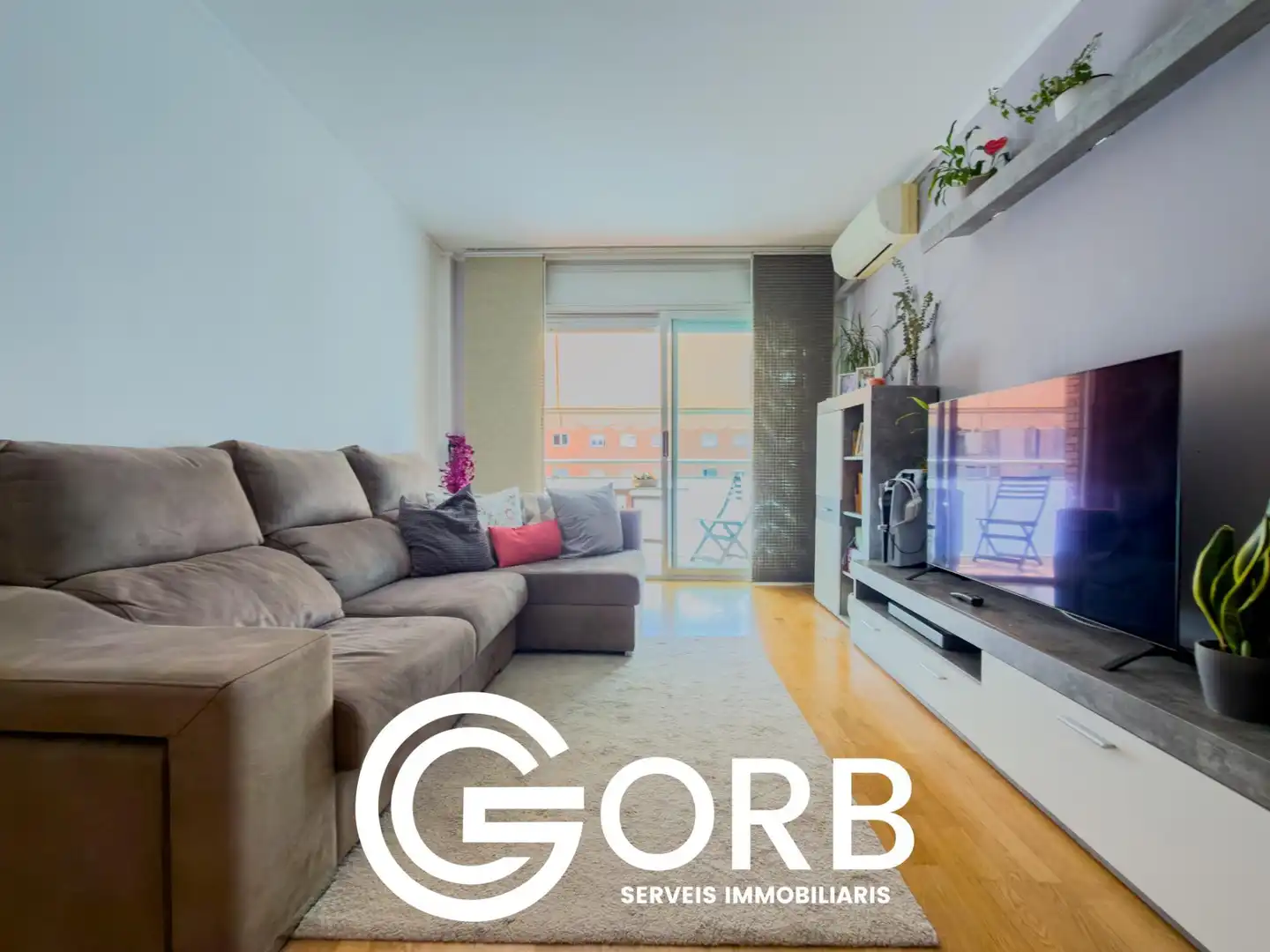 Living room of Flat for sale in Mataró  with Air Conditioner, Heating and Private garden