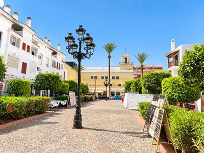 Außenansicht von Erdgeschoss zum Verkauf in Benalmádena mit Klimaanlage, Heizung und Terrasse