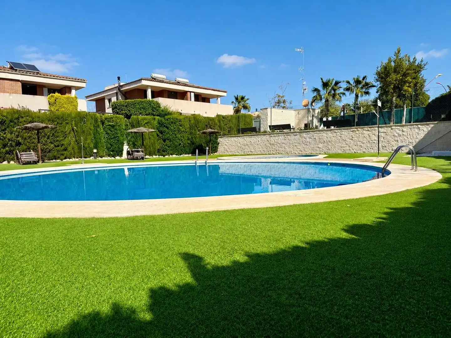 Swimming pool of Detached homes for sale in Molina de Segura  with Air Conditioner, Private garden and Community pool