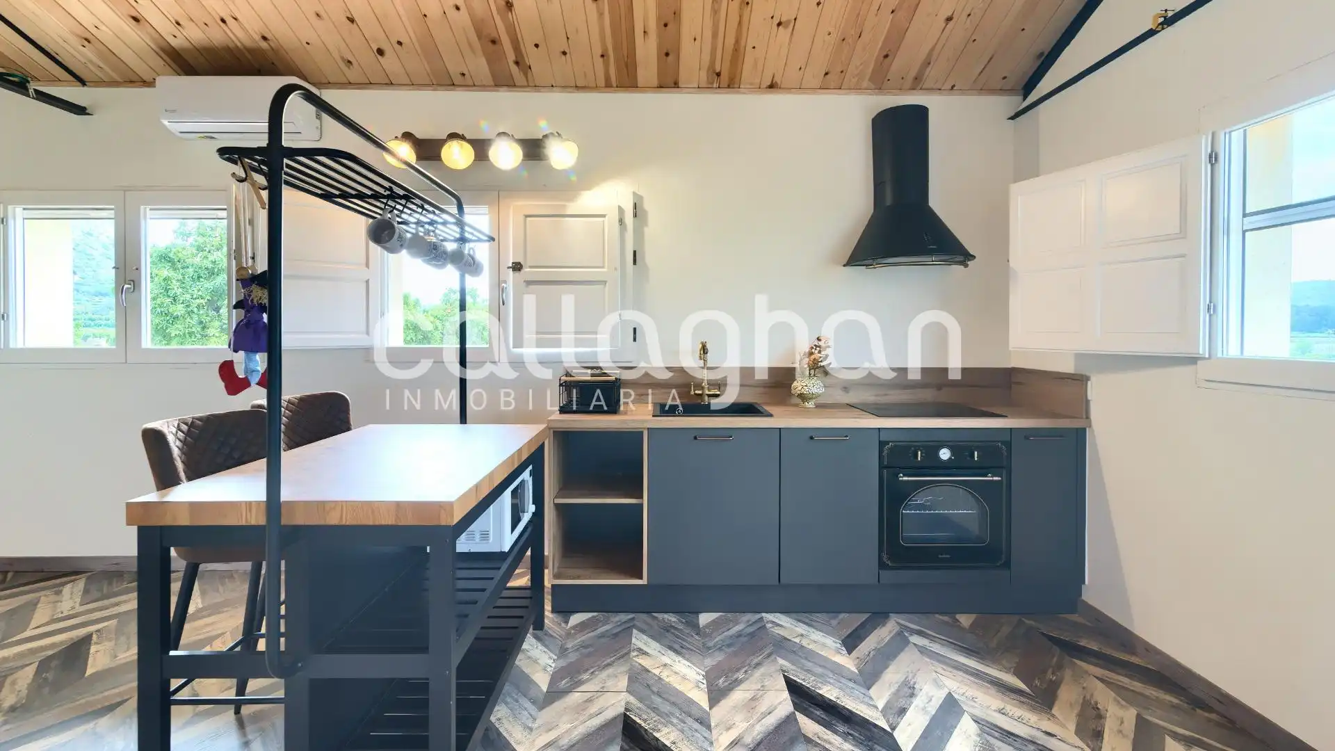 Cocina de Casa o chalet en venta en Alzira con Calefacción, Jardín privado y Terraza