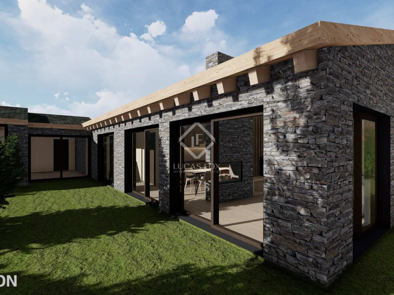 Exterior view of House or chalet for sale in Bellver de Cerdanya  with Private garden