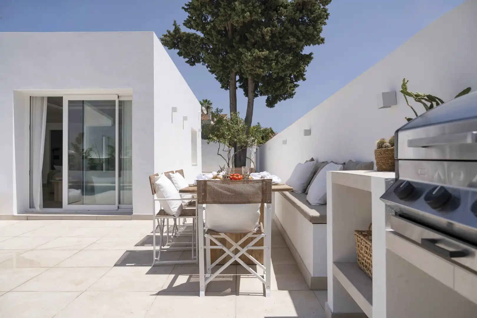 Terraza de Casa o chalet en venta en Marbella con Aire acondicionado, Jardín privado y Terraza