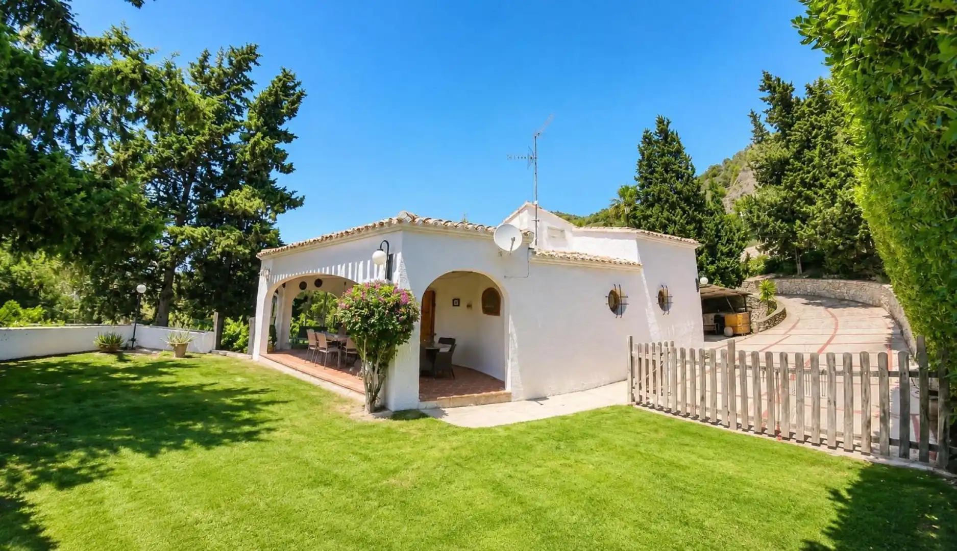 Jardín de Casa o chalet en venta en El Real de Gandia con Aire acondicionado, Terraza y Piscina
