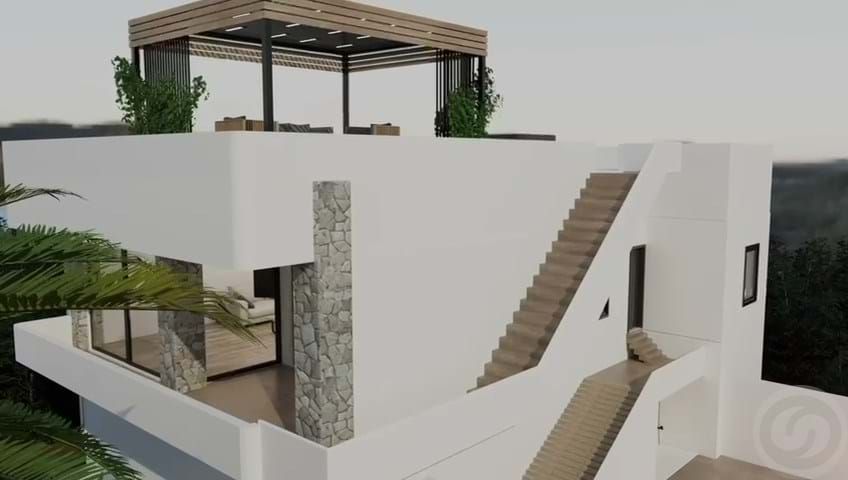 Terrasse von Maisonette zum Verkauf in Empuriabrava mit Klimaanlage, Heizung und Terrasse