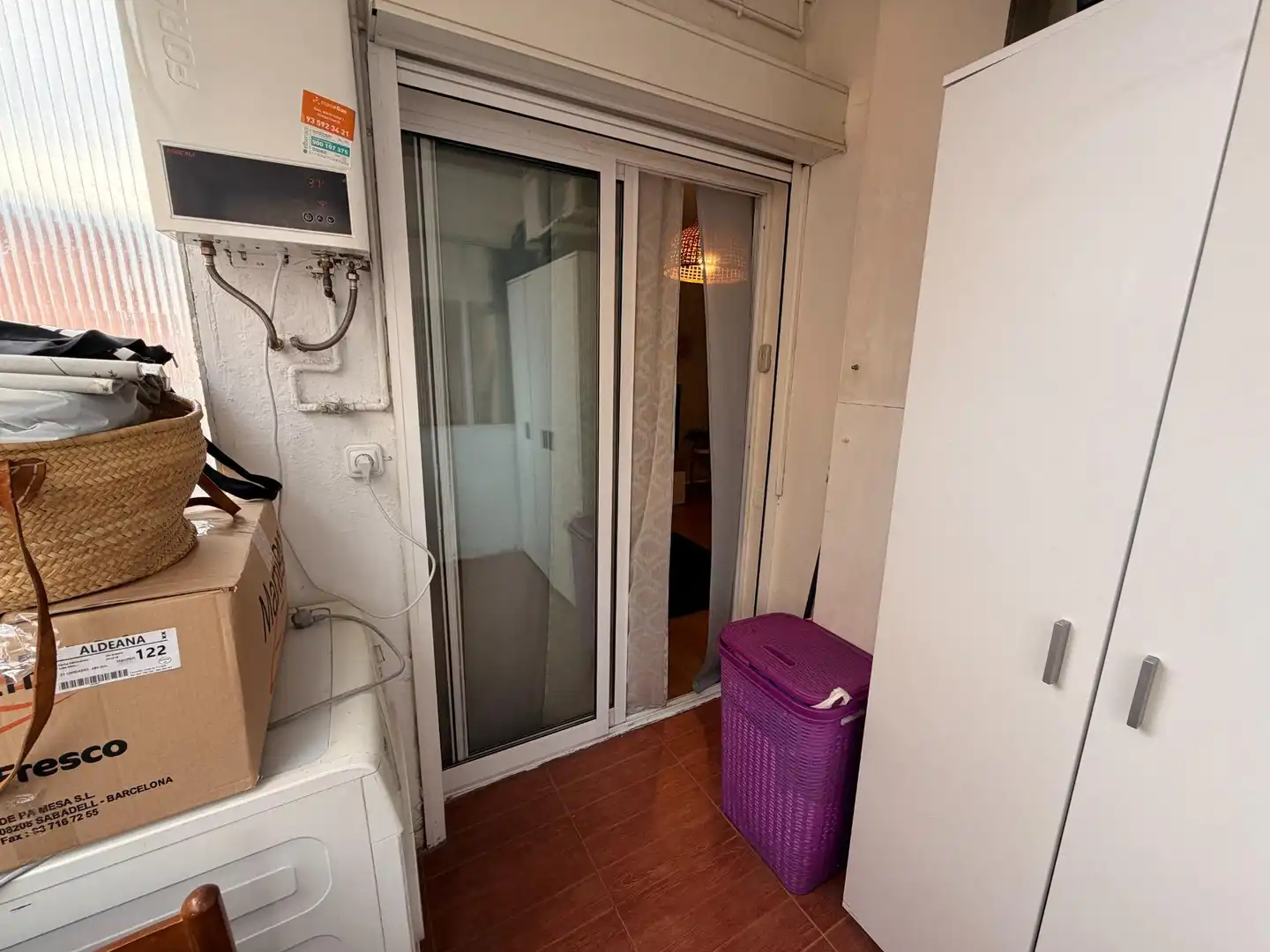 Bedroom of Flat for sale in Sabadell  with Air Conditioner and Parquet flooring